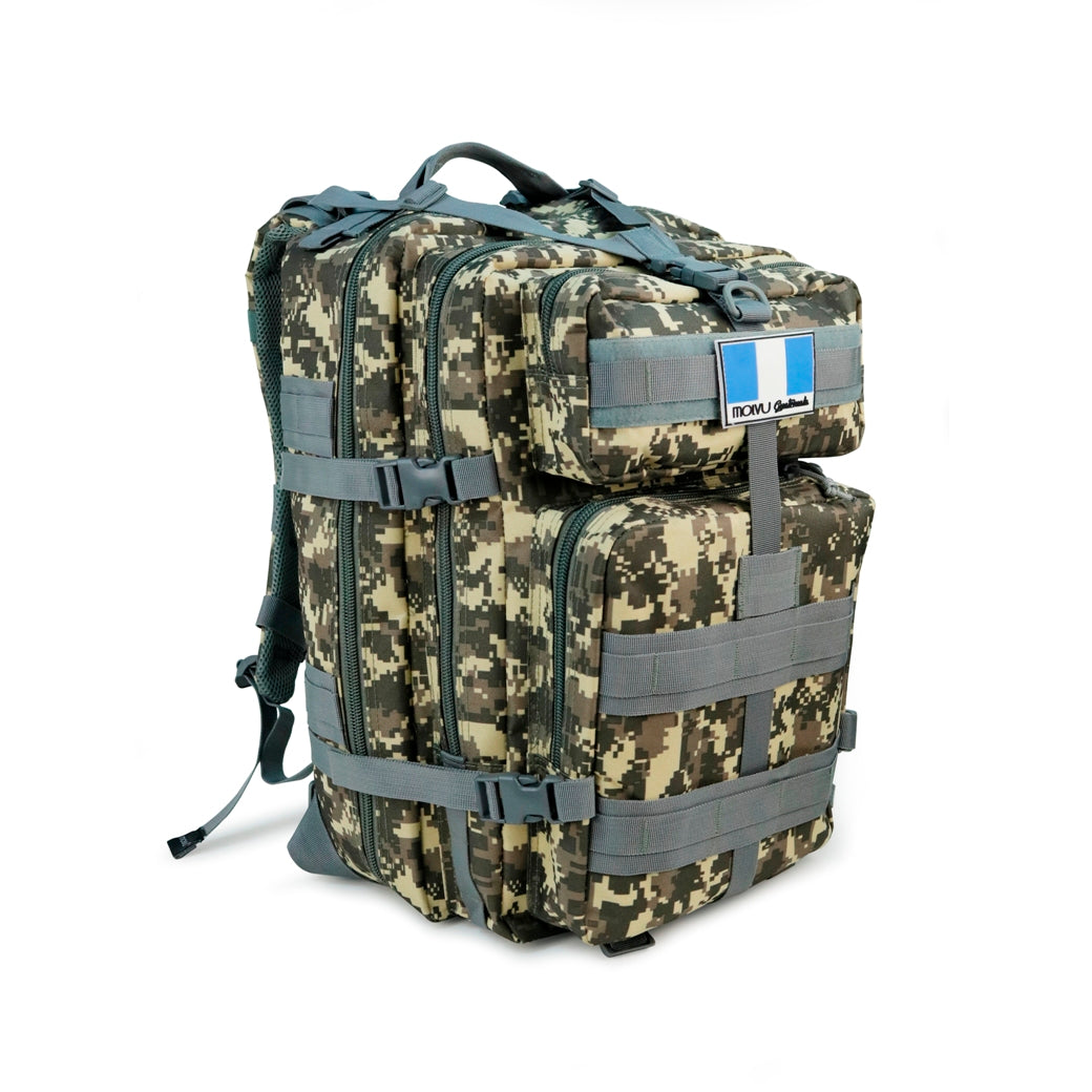 Compra Mochila M047 Gris Pixel en click.gt