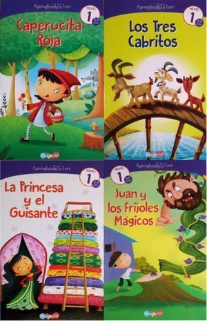 Compra Aprendiendo A Leer Nivel 1 (5 A 6 Años) (caperucita Roja, Tres Cabritos, Princesa Y El Guisante, Juan Y Los Frijoles Magicos) en click.gt