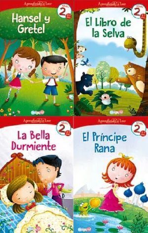 Compra Aprendiendo A Leer Nivel 2 (6 A 7 Años) (hansel Y Gretel, Libro De La Selva, Bella Durmiente, Principe Rana) en click.gt