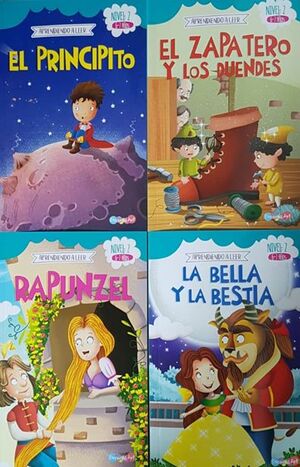 Compra Aprendiendo A Leer Nivel 2 (principito, Zapato Y Los Duendes, Rapunzel, Bella Y La Bestia) Bbpeg2025 en click.gt