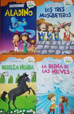 Compra Aprendiendo A Leer Nivel 3 (aladino,los Tres Mosqueteros,belleza Negra,reina De Las Nieves) Bbpeg2026 en click.gt