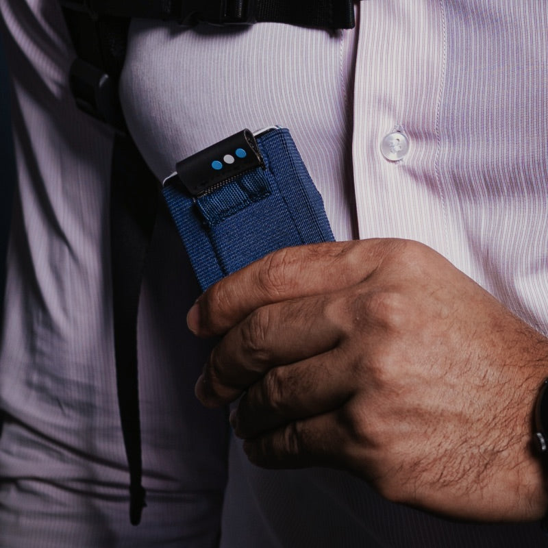 Tarjetero Azul. No salgas de casa, compra en Aristotelez.com