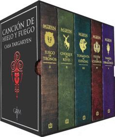 Pack Canción De Hielo Y Fuego: Casa Targaryen (paquete Con 5 Volúmenes). Encuentra lo que necesitas en Aristotelez.com.