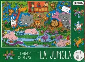 Portada del libro PUZLES CAJA DIVERTIDA: LA JUNGLA CPU009 - Compralo en Aristotelez.com