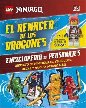 Portada del libro LEGO NINJAGO. EL RENACER DE LOS DRAGONES. ENCICLOPEDIA DE PERSONAJES - Compralo en Aristotelez.com