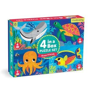 Compra Ocean Friends 4-in-a-box Puzzle Set en click.gt