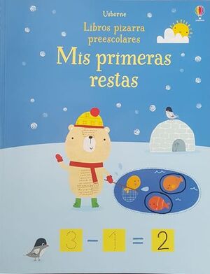 Portada del libro MIS PRIMERAS RESTAS- LIBRO PIZARRA - Compralo en Aristotelez.com