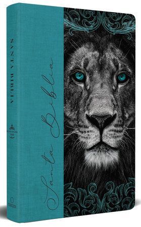 Compra Biblia Rvr 1960 Letra Grande, Tamaño Manual, Tapa Dura De Tela León Aguamarina en click.gt