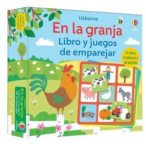 Compra En La Granja (libro Y Juegos De Emparejar) en click.gt