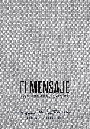 Compra Biblia El Mensaje (tapa Dura, Gris Tela) en click.gt