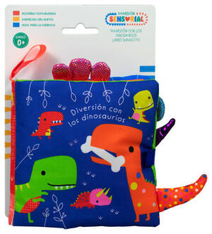 Libro De Tela Para Bebés: Diversión Con Los Dinosaurios. Encuentra lo que necesitas en Aristotelez.com.