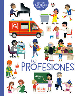 Portada del libro BIBLIOTECA PARA MENTES CURIOSAS: LAS PROFESIONES - Compralo en Aristotelez.com