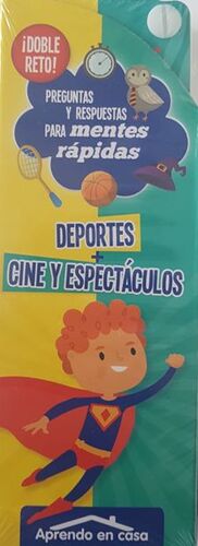 Portada del libro MENTES RAPIDAS DEPORTES, CINE Y ESPECTACULOS CAC049CO - Compralo en Aristotelez.com