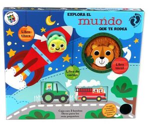 Portada del libro EXPLORA EL MUNDO QUE TE RODEA (BEBE CURIOSO) - Compralo en Aristotelez.com