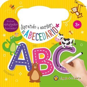 Portada del libro ¡APRENDO A ESCRIBIR!. EL ABECEDARIO / PD. (INCLUYE ROTULADOR CON BORRADOR) - Compralo en Aristotelez.com