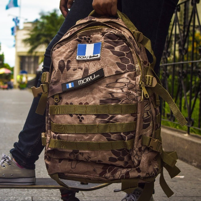Compra Mochila M03 Khaki Culebra en click.gt