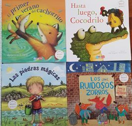 Compra Set 4 Libros De Cuentos De Animales Con Valores Y Virtudes (hasta Luego Cocodrilo, El Primer Verano Del Cachorrito, Los Muy Ruidosos Zorros, Piedras Magicas)bbtpt6020 en click.gt
