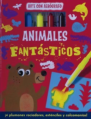 Portada del libro ARTE CON AEROGRAFO. ANIMALES FANTASTICOS - Compralo en Aristotelez.com