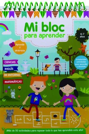 Portada del libro MI BLOC PARA APRENDER: 6-7 AÑOS - Compralo en Aristotelez.com