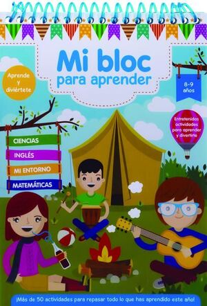 Portada del libro MI BLOC PARA APRENDER: 8-9 AÑOS - Compralo en Aristotelez.com