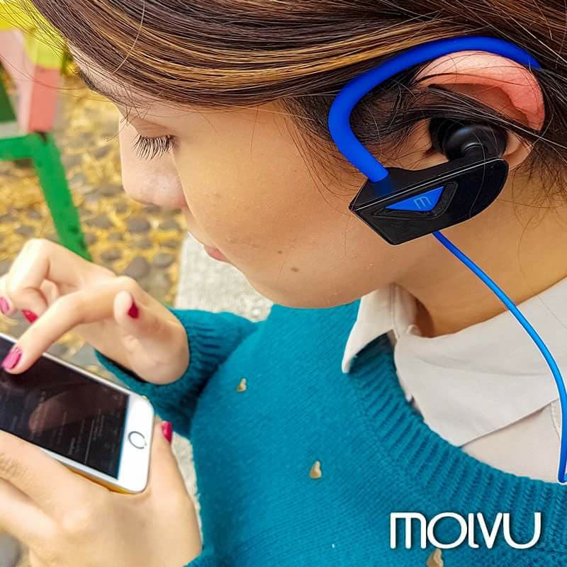 Compra Audífonos Molvu X Azules en click.gt