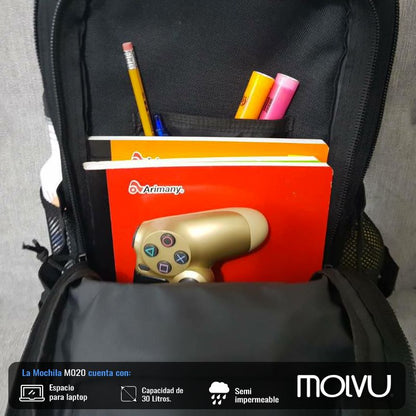 Compra Mochila M020 Negro en click.gt