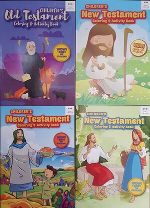 Portada del libro CHILDRENS NEW TESTAMENT: JESUS EN EL POZO/JESUS ALIMENTA A LA MULTITUD/NOE/LOS MILAGROS DE JESUS - Compralo en Aristotelez.com