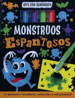 Portada del libro ARTE CON AEROGRAFO: MONSTRUOS ESPANTOSOS - Compralo en Aristotelez.com