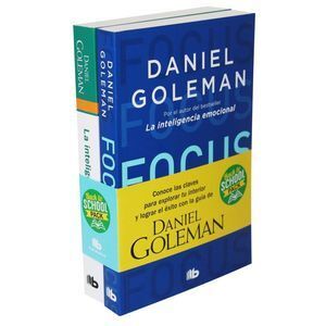 Paquete Daniel Goleman: Focus/inteligencia Emocional. No salgas de casa, compra en Aristotelez.com