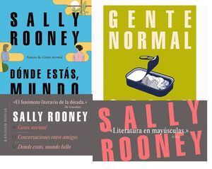 Paquete Sally Rooney (gente Normal / Conversaciones Entre Amigos / Dónde Estás, Mundo Bello). Compra en Aristotelez.com, la tienda en línea más confiable en Guatemala.