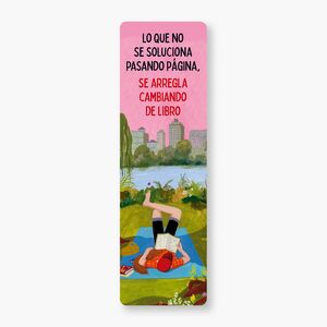 Compra Marcapaginas: Lo Que No Se Soluciona Pasando Pagina, Se Arregla Cambiando De Libro en click.gt