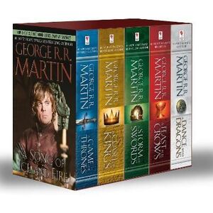 A Game Of Thrones 5-book Boxed Set. Aristotelez.com, La tienda en línea más completa de Guatemala.