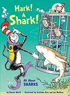 Portada del libro HARK A SHARK!: ALL ABOUT SHARKS. CAT IN THE HAY - Compralo en Aristotelez.com