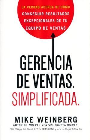 Portada del libro GERENCIA DE VENTAS. SIMPLIFICADA - Compralo en Aristotelez.com