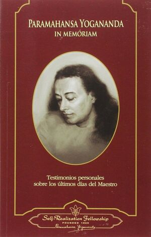 Portada del libro PARAMAHANSA YOGANANDA. IN MEMÓRIAM - Compralo en Aristotelez.com