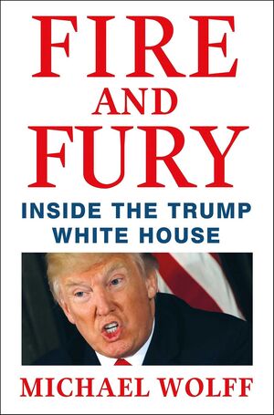 Portada del libro FIRE AND FURY INSIDE TRUMP WHITE HOUSE - Compralo en Aristotelez.com