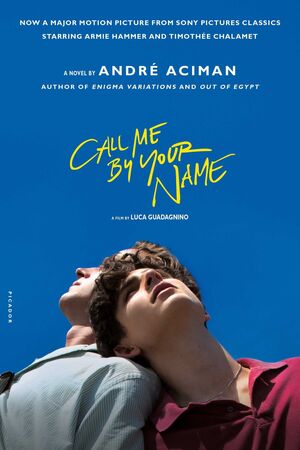 Portada del libro CALL ME BY YOUR NAME - Compralo en Aristotelez.com