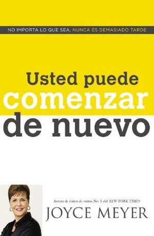 Portada del libro USTED PUEDE COMENZAR DE NUEVO  - Compralo en Aristotelez.com