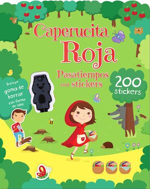 Portada del libro CAPERUCITA ROJA- PASATIEMPOS CON STICKERS-200 STICKERS - Compralo en Aristotelez.com