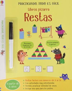 Restas Libro Pizarra. Zerobols.com, Tu tienda en línea de libros en Guatemala.