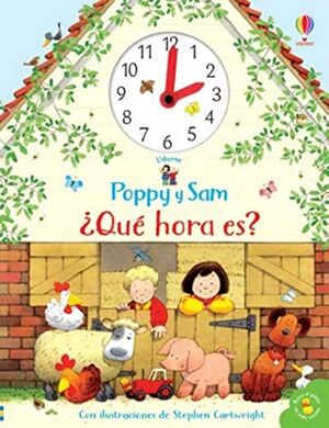 Portada del libro POPPY Y SAM ¿QUÉ HORA ES? - Compralo en Aristotelez.com