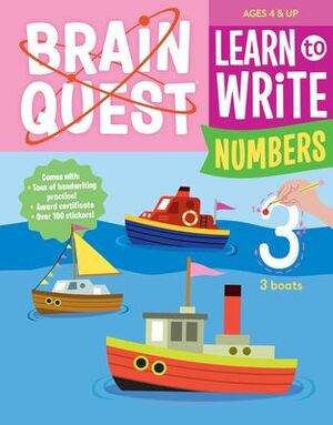 Portada del libro BRAIN QUEST LEARN TO WRITE: NUMBERS - Compralo en Aristotelez.com