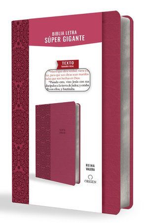 Compra Biblia Reina Valera Letra Súper Gigante, Símil Piel Fucsia en click.gt