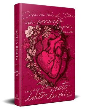Compra Biblia Reina Valera 1960 Letra Grande, Tapa Dura, Tamaño Manual Corazón (rosada) en click.gt
