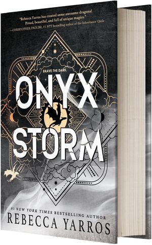 Portada del libro THE EMPYREAN 3: ONYX STORM (TAPA DURA) - Compralo en Aristotelez.com