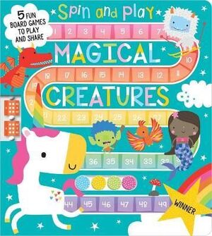 Portada del libro SPIN AND PLAY MAGICAL CREATURES - Compralo en Aristotelez.com