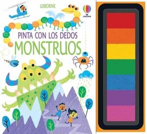 Portada del libro MONSTRUOS: PINTA CON LOS DEDOS - Compralo en Aristotelez.com