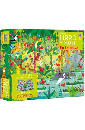 Portada del libro EN LA SELVA LIBRO Y PUZLE - Compralo en Aristotelez.com