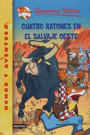 Portada del libro CUATRO RATONES EN EL SALVAJE OESTE - Compralo en Aristotelez.com