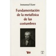 Portada del libro FUNDAMENTACION DE LA METAFISICA DE LAS COSTUMBRES - Compralo en Aristotelez.com